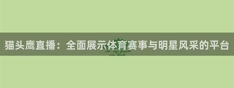 体育直播看球吧：猫头鹰直播：全面展示体育赛事与明星风采的平台